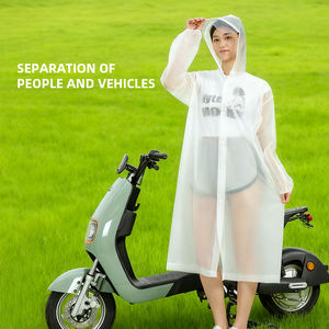 معطف واق من المطر خفيف الوزن للرجال والنساء، مصنوع من مواد PEVA وPE وTPE، مناسب للتنزه والتخييم وحالات الطوارئ، قابل للتخصيص بشعار مخصص، معدات واقية من المطر للاستخدام الخارجي. - Product Image 1