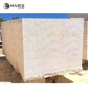 Venta al por mayor de piedra natural luz beige travertino azulejos Turquía blanco travertino Panel de pared de mesa travertino <span class=keywords><strong>Deco</strong></span> losas baldosas de suelo - Product Image 3