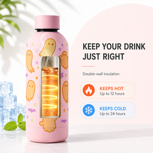 Custom Classic Eco-Friendly Stainless Steel Insulated Water <b>Bottle</b> Personalized Vacuum Flask for <b>Coffee</b> Tea and Daily Use - Product Image 2