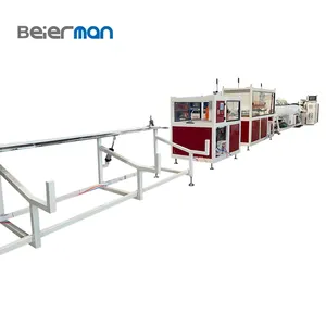 Beierman Hot Sale PVC Twin Pipe Production Line with Film Packing