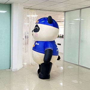 Costume de marche gonflable interactif personnalisé Aero mascotte gonflable de <span class=keywords><strong>panda</strong></span> de marche en tissu Oxford - Product Image 4
