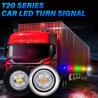 Nouvelle lumière décorative universelle pour camion WTTG super lumineuse, remplacement, 0,5 W, 3/4 pouce, feu de position latéral LED, couleur simple/double