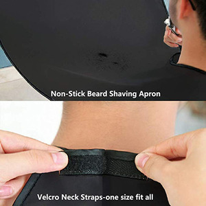 Vente en gros LOGO personnalisé prix usine coupe bavoir pour hommes rasage toilettage soin cheveux propres adulte <span class=keywords><strong>barbe</strong></span> tablier mâle - Product Image 3