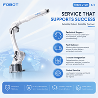 Bras robotisé industriel FOBOT MB20-2100 à 6 axes, portée de 2100 mm, solution de chargement intégrée par Expert SI