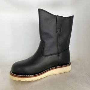 עור אמיתי שנה טובה בברך מרותך-מגפי גברים גבוהים - Product Image 2