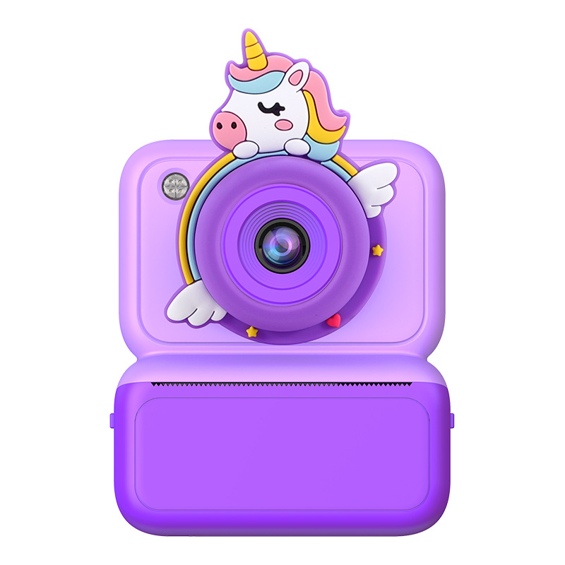 Y350 purple unicorn-color printing-4 rolls paper