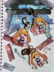 อะคริลิค OEM ODM ลายการ์ตูน <span class=keywords><strong>Sailor</strong></span> Moon Star Holographic ชิบิชาร์ม รุ่นล่าสุด ชุดที่ 2 - Product Image 4