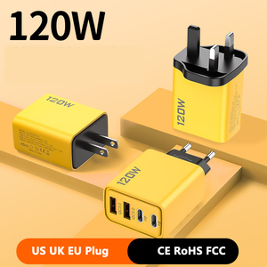 20W Dual PD QC3.0 Fast Charging Wall Adapter for US EU <strong>UK</strong> <strong>Plugs</strong> for 15 Android for with Gan Material - Product Image 4