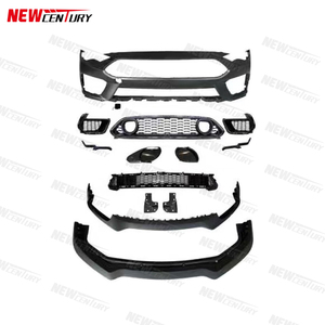 กันชนหน้า <span class=keywords><strong>Mustang</strong></span> รุ่นปรับแต่งสำหรับ <span class=keywords><strong>Ford</strong></span> <span class=keywords><strong>Mustang</strong></span> ปี 2018-2023 รุ่น Mach-1 PP ชุดแต่งกันชนหน้าพร้อมลิ้นกันชน - Product Image 2