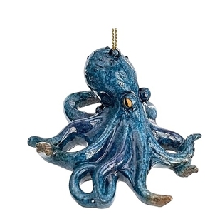 Resin Octopus Souvenir Christmas Decoration Resin handicrafts