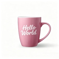 Mug à café en céramique blanc de 12 oz avec poignée, compatible micro-ondes, tasse en porcelaine pour sublimation, pour café, latte, boissons, capacité de 320 ml