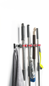 Support mural en aluminium industriel réglable pour outils, organisateur de garage et de jardin pour le rangement d'outils lourds - Product Image 3