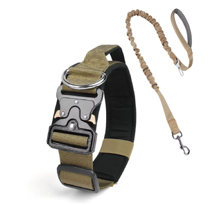 Kingtale-<span class=keywords><strong>Collar</strong></span> táctico sólido <span class=keywords><strong>para</strong></span> <span class=keywords><strong>perros</strong></span>, correa <span class=keywords><strong>de</strong></span> entrenamiento sin tirones, con hebilla <span class=keywords><strong>de</strong></span> metal pesado y mango <span class=keywords><strong>de</strong></span> control <span class=keywords><strong>para</strong></span> <span class=keywords><strong>perros</strong></span> grandes - Product Image 4