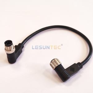 M12ปลั๊กสำหรับการบินกันน้ำ4-12แกน8Pin ขั้วต่อสายเคเบิลกระแสที่ได้รับการจัดอันดับ2A 4P ขาตัวเชื่อมต่อตัวผู้ - Product Image 3