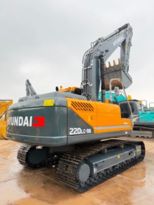 Excavatrice sur chenilles d'occasion Hyundai 220-9S (220LC-9) de Corée, également connue sous le nom de Hyundai220, 220, 215, à vendre - Product Image 2