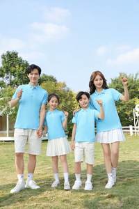 تي شيرت مخصص ، تي شيرت قابل للتنفس ، شعار تطريز ، زي عمل ، تيشيرت مخصص ، ملابس عائلية مع شعار مطبوع على الشاشة للأطفال - Product Image 6