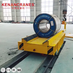 KINO CRANE industrial motorized rail lifting transfer cart 50 ton