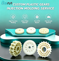 Services de moulage par injection de pièces en plastique aérospatiales en ABS PA66+GF TPE PC PP HDPE de 0,01 mm