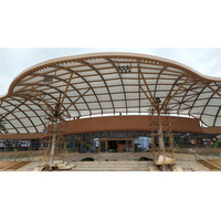 Toldo de Membrana de Gran Escala con Forma Personalizada para Hoteles, Escuelas, Parques y Resorts - Ecológico, Impermeable y con Protección UV