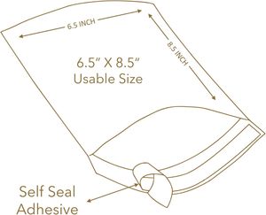 Sacs à bulles en polyéthylène auto-scellants, pochettes de protection pour l'emballage d'expédition, pour l'emballage postal express - Product Image 2