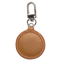Porte-clés en cuir 13,56 MHz avec puce RFID, personnalisable, pour contrôle d'accès