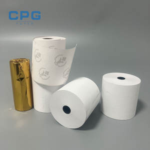 Papier thermique pour reçus 57x38mm 57x50mm, sans BPA, 70gsm, pour terminal de point de vente, papier lisse pour reçus ATM/POS, prix d'usine - Product Image 1