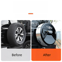 SZX nouvel état accessoire de voiture étanche en acier inoxydable couverture de pneu de secours pour BAIC BJ40 Performance pièces & Bj40 accessoires