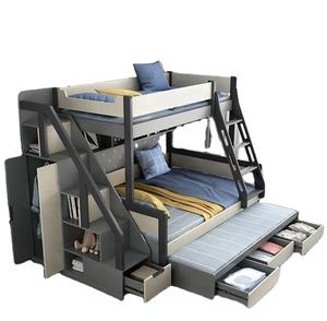 <span class=keywords><strong>Cama</strong></span> Infantil Multifuncional de Madera Maciza con Literas para Niños - Product Image 1