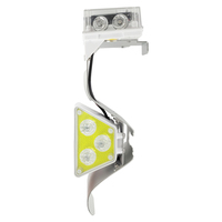 Lumière de garde-corps solaire pour PC avec film réfléchissant prismatique haute intensité, protection IP66 pour la sécurité des courbes et des tunnels