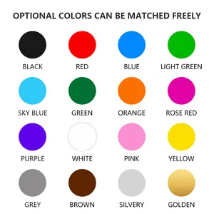 Etiqueta autoadhesiva de colores A5, marcador de clasificación de Color, sello redondo, marcador de Color