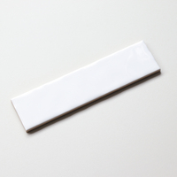 Nouvelle conception de carreaux de céramique autocollants noir et blanc 50x200mm pour crédence de salle de bain, mur et sol
