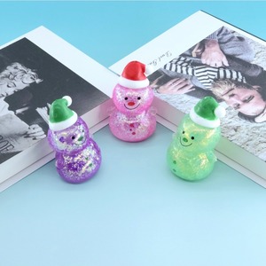 Christmas Santa Claus Tpr Maltose Textured Glitter Squeeze Toy Simulated Doll Slow Rebound Stress Relief Fidget Toy - Product Image 2