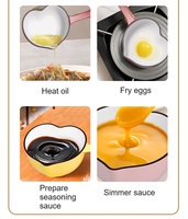 Mini-cocotte en fonte émaillée personnalisée en forme de cœur, poêle à huile en fonte de haute pureté avec plusieurs couleurs