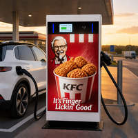 Estación de Carga CCS GBT NACS DC de 180kW con Pantalla LED Grande para Publicidad, Gestión Remota OCPP JSON para Estaciones de Autobuses WrightCharge