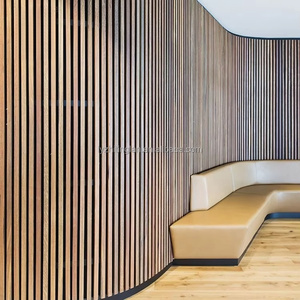 Panneaux acoustiques en <span class=keywords><strong>bois</strong></span> naturel Akupanel, chêne moderne rainuré, panneaux muraux insonorisants en <span class=keywords><strong>laine</strong></span> <span class=keywords><strong>de</strong></span> <span class=keywords><strong>bois</strong></span> pour studios et hôtels - Product Image 4