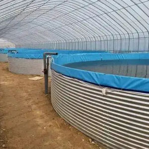 Lagoa de peixes de água doce e camarão em lona plástica PVC material galvanizado com alta densidade de reprodução e alto lucro - Product Image 1