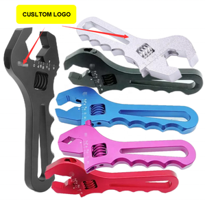 Custom Color Printed AN4-AN20 Aluminum Alloy Wrench <strong>Set</strong>, Extended Handle Adjustable Tool for Racing Car Maintenance &amp; Repair - Product Image 3