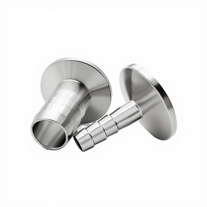 Conector de manguera de vacío de acero inoxidable fundido a precio de fábrica, accesorios de tubería de aire de baja presión, junta de goma, abrazadera 16, mandril 25, 40 - Product Image 3