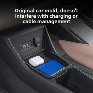 Boîte de rangement en silicone double couche adaptée à la console centrale du BYD Seagull, pour l'accoudoir inférieur, accessoire de voiture fabriqué en - Product Image 4