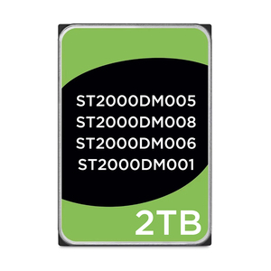 ฮาร์ดดิสก์ภายในสำหรับเดสก์ท็อปขนาด 3.5 นิ้ว ความจุ 2TB ความเร็ว 5400RPM แคช 256MB รุ่นที่เชื่อถือได้ ST2000DM005 ST2000DM008 ST2000DM006 ST2000DM001 - Product Image 1