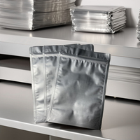 Sacs en mylar à fermeture éclair avec logo personnalisé très vendus Sacs en aluminium comprenant des absorbeurs d'oxygène pour le stockage de liquides alimentaires pour masques chirurgicaux
