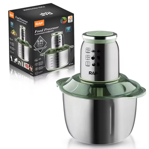 Picadora de Carne Eléctrica de Acero Inoxidable, Procesador de Alimentos con Capacidad de 5L, Picadora de Carne y Mezcladora para Cocina Doméstica - Product Image 2