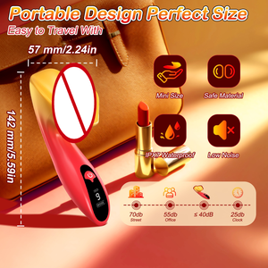 9 शक्तिशाली कंपन मोड एलसीडी प्रदर्शन शांत मिनी जी स्पॉट क्लिटोरल वाइब्रेटर्स निप्पल उत्तेजना महिलाओं के लिए सेक्स खिलौने वाइब्रेटर वांड - Product Image 2