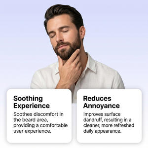 Crème de Soin Capillaire et Barbe Anti-Pelliculaire Légère et Rafraîchissante pour Hommes EAST <span class=keywords><strong>MOON</strong></span> – Non Collante, Usage Quotidien, en Pot et Boîte - Product Image 2