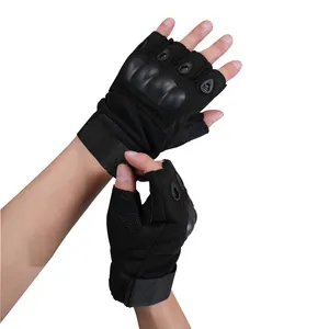 New Arrival taktisches Training Outdoor-Sport Halb finger handschuhe für Rückens chutz