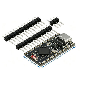 บอร์ดพัฒนา Pro Micro NRF52840 ใช้งานร่วมกับ NiceNano V2.0 พร้อมระบบจัดการการชาร์จ ble Pro Micro NRF52840 - Product Image 1