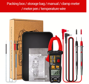 ANENG ST194 แคลมป์มิเตอร์ขั้นสูง ทรูอาร์เอ็มเอส มัลติมิเตอร์ จอแสดงผลดิจิตอล 6000 ค่า ความแม่นยำสูง วัดแรงดันไฟฟ้า 600V AC - Product Image 6