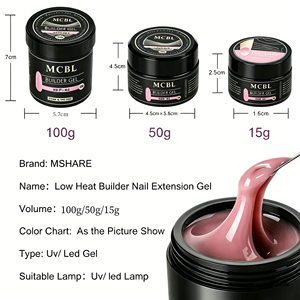 Gel UV dur Hema Free 30g/50g/150g, Gel de construction pour ongles, Blanc, Rose, Transparent, Extension d'ongles, Vernis à ongles, Polygels, Gel Polish - Product Image 6