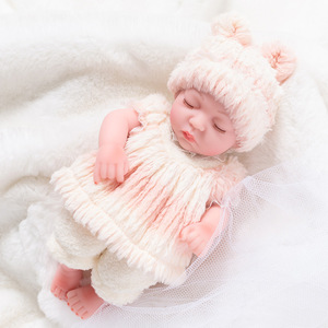 <b>Vinyl</b> Doll Play Home Toy 12 inch Reborn Doll Simulation Sleep Doll Fashion Dress up Doll Wholesale - Product Image 2