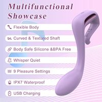 G-Punkt-Vibrator für Frauen 9 Vibrationsmodi 10 Sekunden Geräuschlos Wasserdicht Klitorale Anale Stimulation USB D Batteriebetrieben für Erwachsene